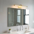 Powerlam Modern LED Picture Light, Gold Brass, Wall Mounted Vanity Mirror Light for Bathroom, Artwork
