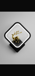 POWERLAM Diamond Deer LED Wall Light – 3 Color Modes (White, Warm & Natural White)