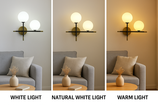 Powerlam Twin Orb Designer Wall Light, Black and Gold Cross Design, Contemporary Wall Light Fixture